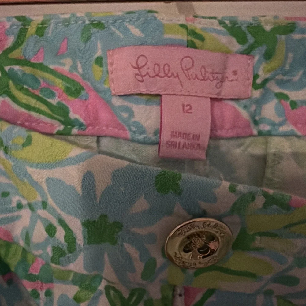 Lilly Pulitzer Kelly‎ Skinny Ankle Pants Coconut Jungle Size 12